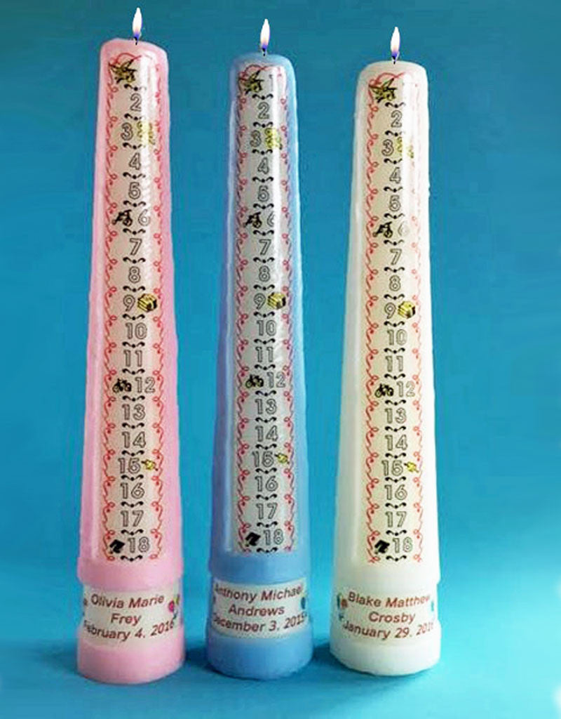 1 18 Year Traditional Numbered Personalized Countdown Birthday Candle 1-18-year-traditional-numbered-personalized-countdown-birthday-candle